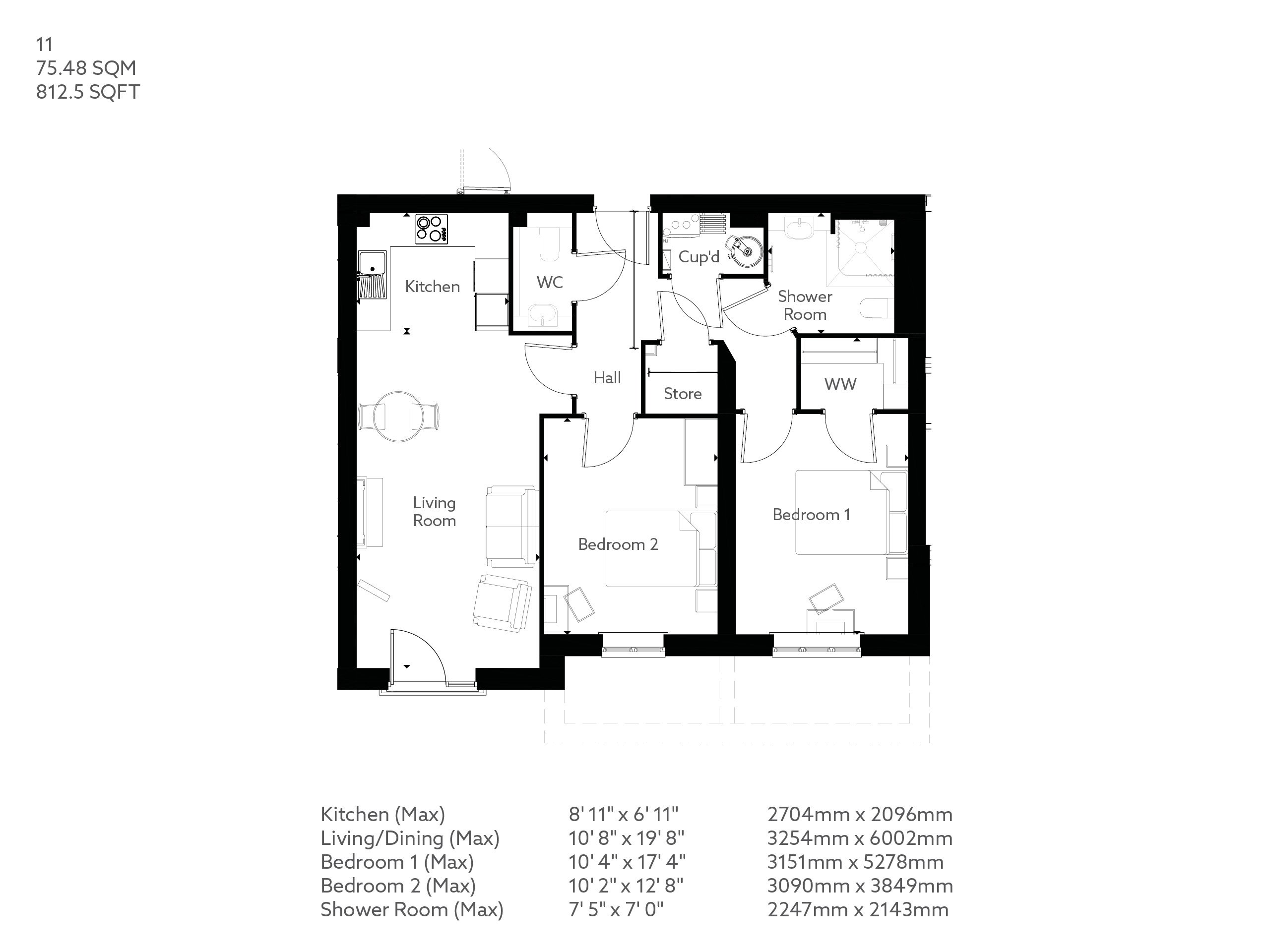 2-Bed Retirement Apartment Westcroft | Property 11 | Bluebell House ...