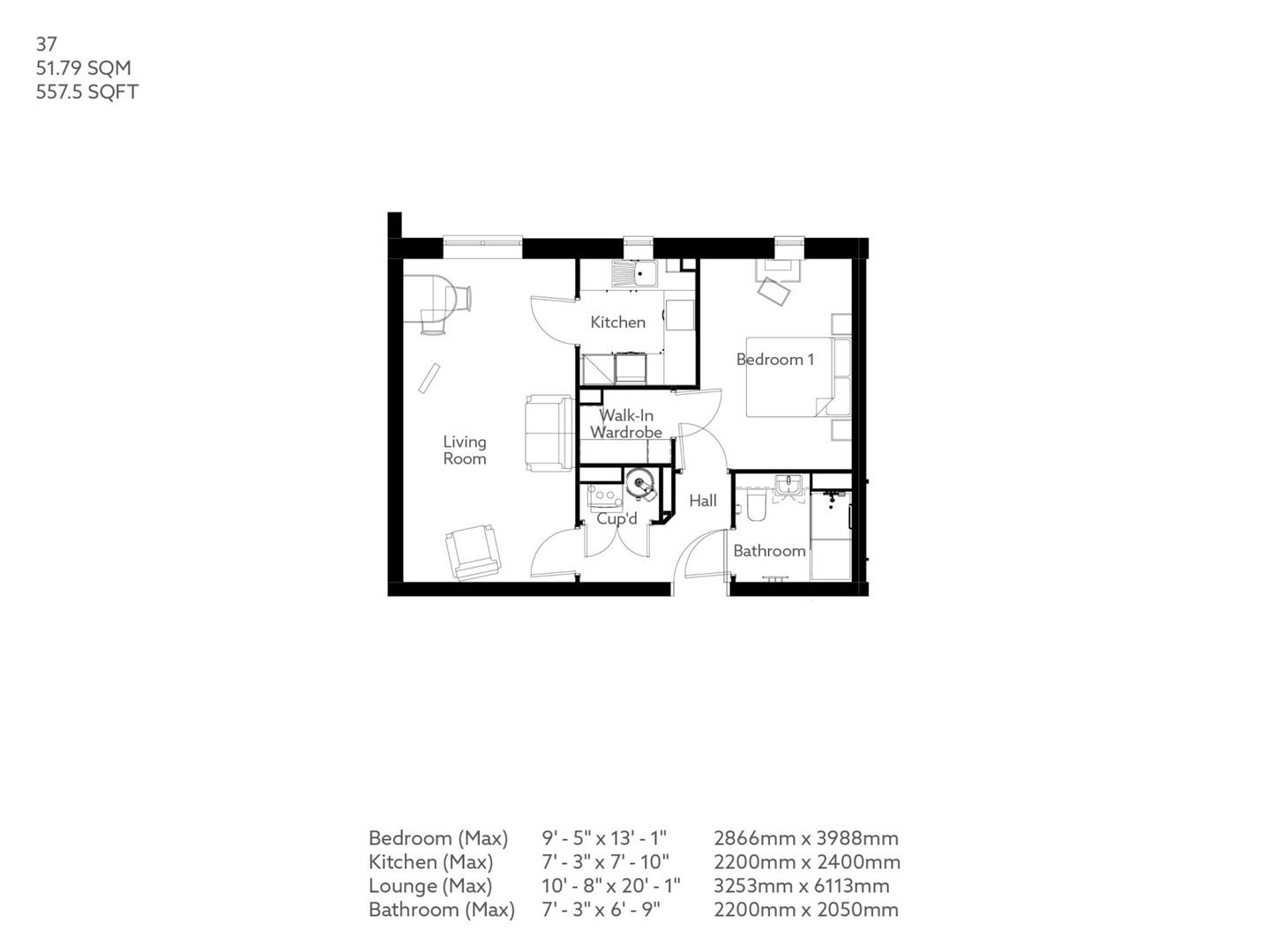 1-Bed Retirement Apartment Middlewich | Property 37 | Roman Court ...