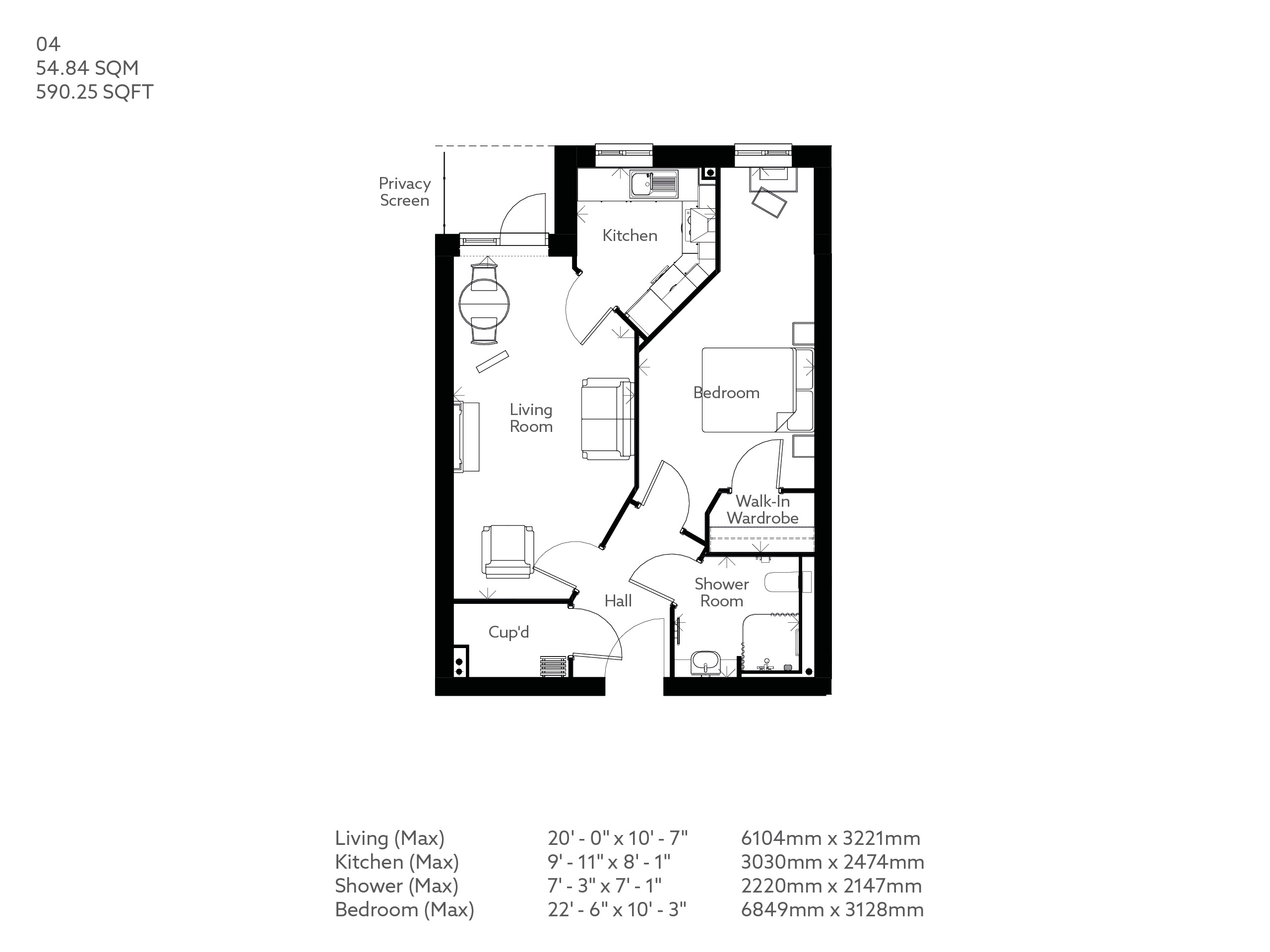 1 Bed Retirement apartment Exmouth | PROPERTY 04 | The Curlews ...