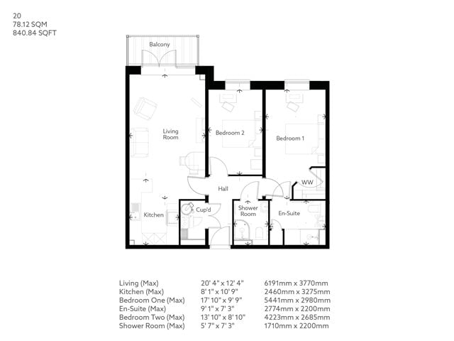 2-Bed Retirement Apartment Broadstairs | Property 20 | Pearson House ...