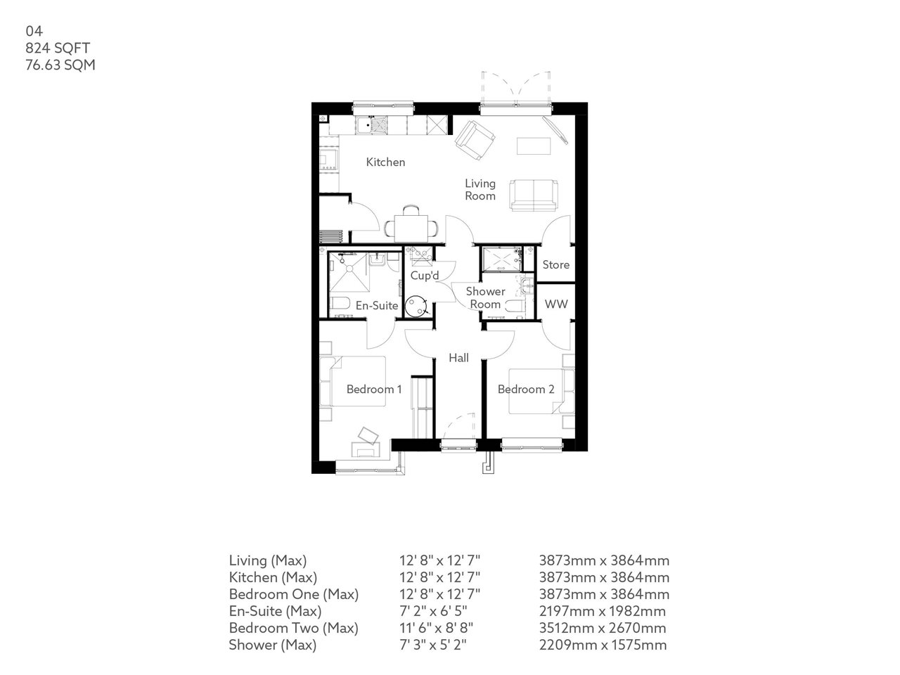 2 Bed Retirement bungalow Burscough | Property 04 | Earls Gardens ...