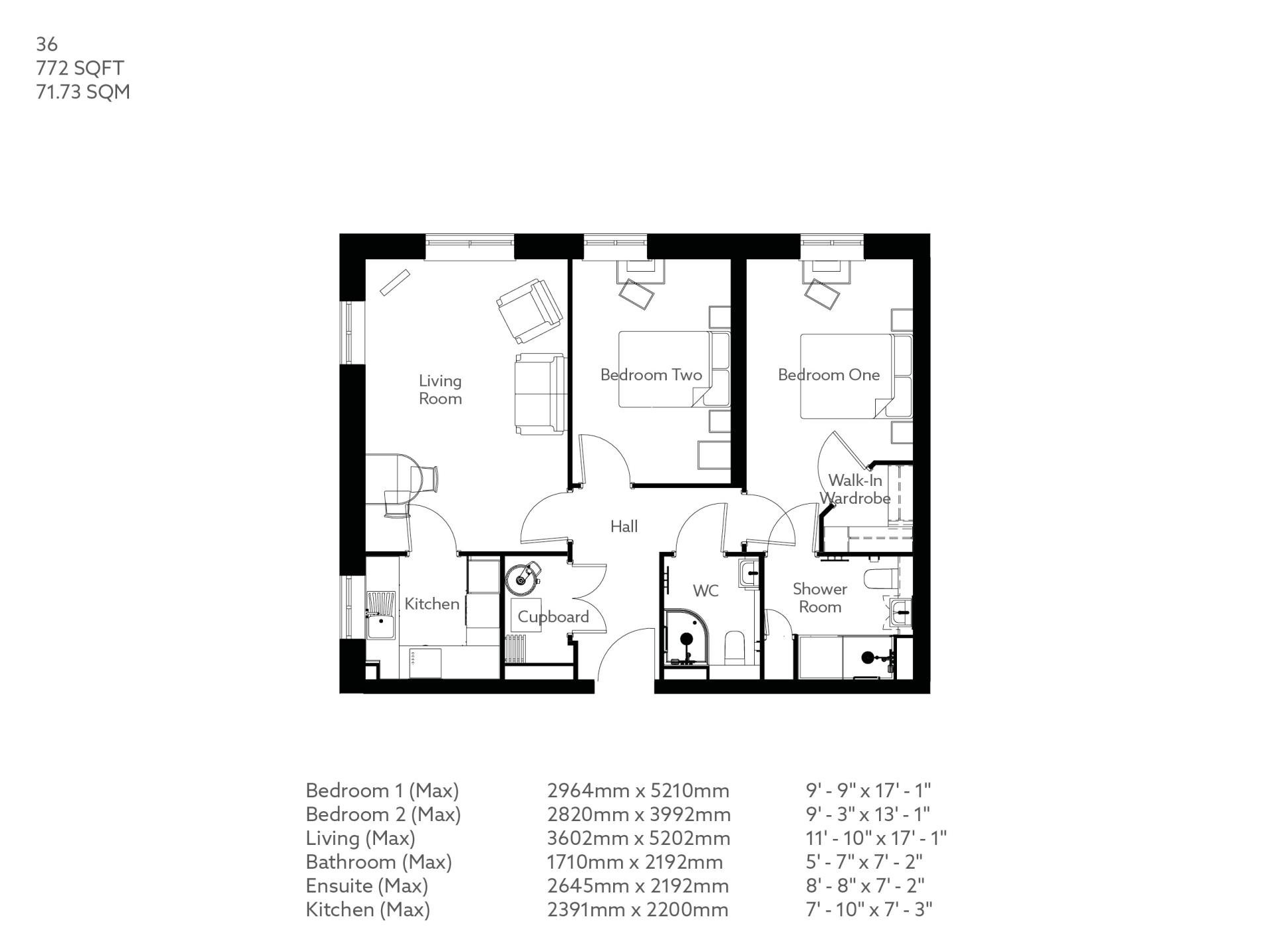 2-Bed Retirement Apartment Garstang | Property 36 | Stanley Place ...