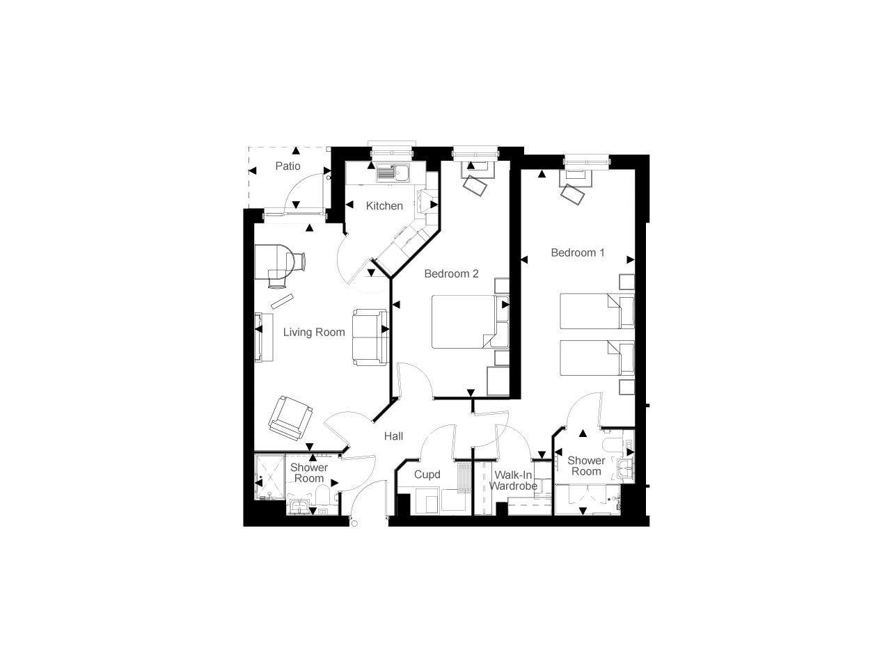 2-Bed Retirement Apartment Abergavenny | Property 09 | Plas Elyrch ...