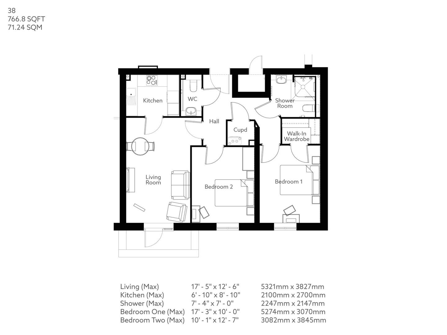 2-Bed Retirement Apartment Harrogate | Property 38 | Matcham Grange ...