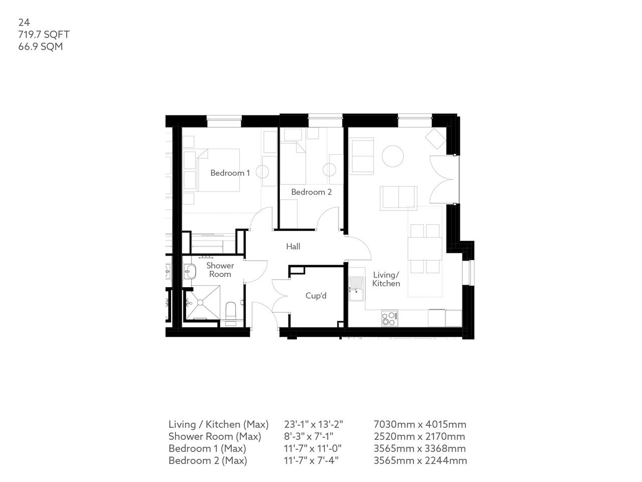 2-Bed Retirement Apartment Baldock | Property 24 | Norton Place ...