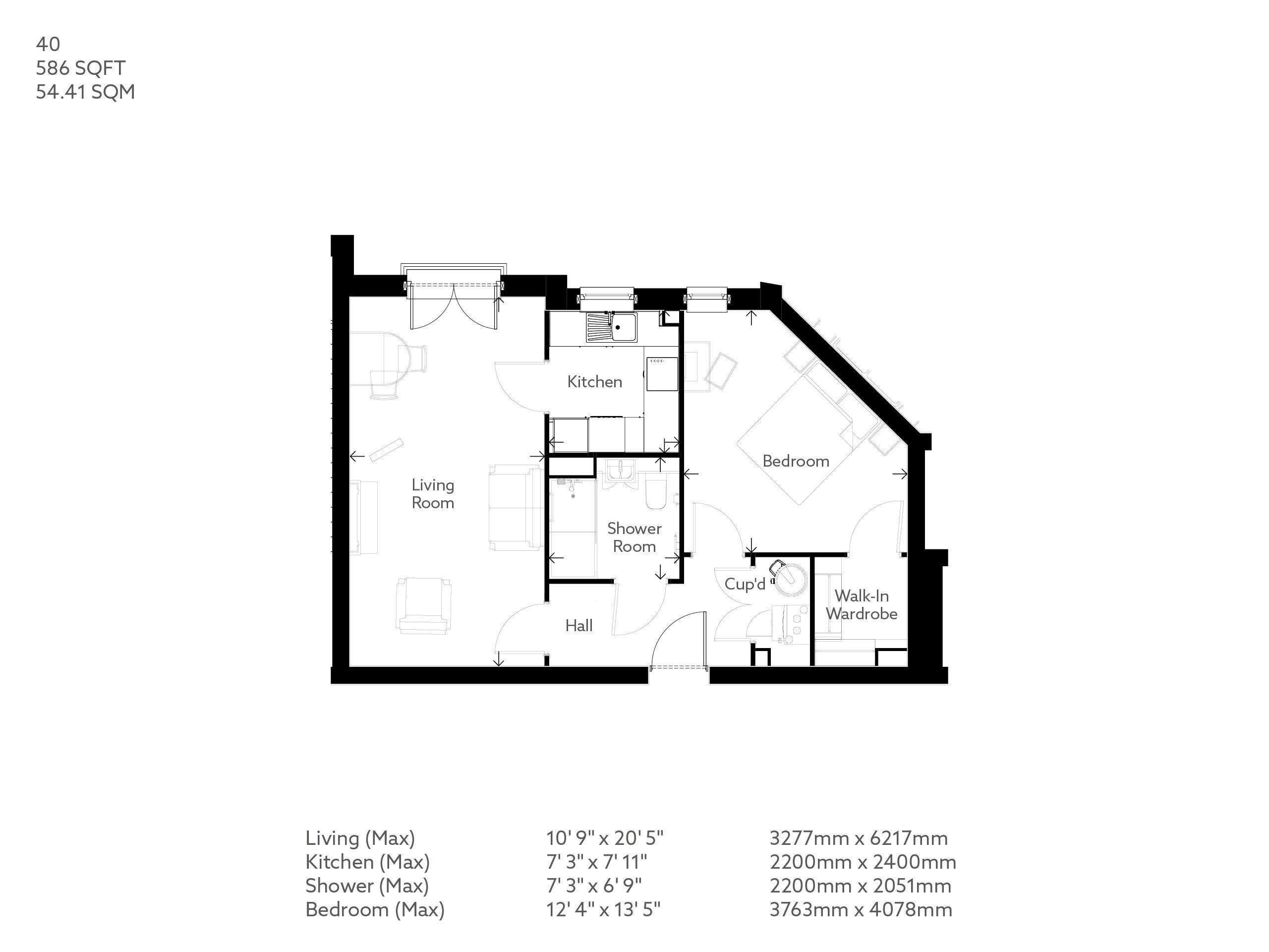 1Bed Retirement Apartment Ipswich Property 40 Thomas Wolsey Place McCarthy Stone