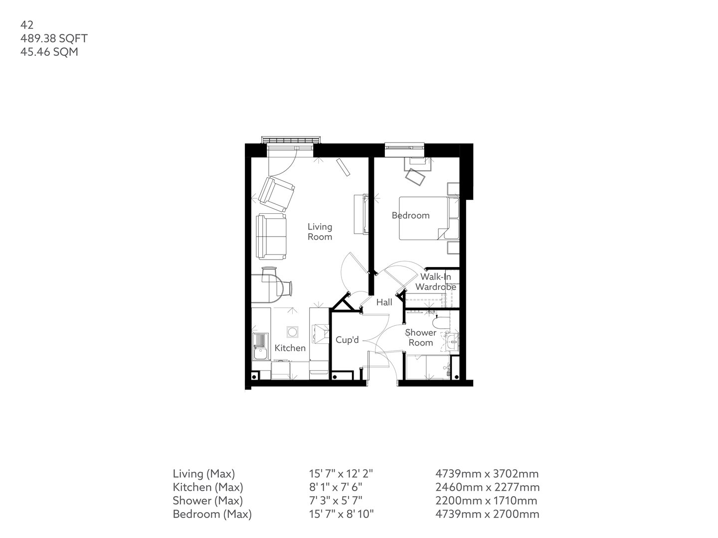 1-Bed Retirement Apartment Warminster | PROPERTY 42 | Crescent Place ...