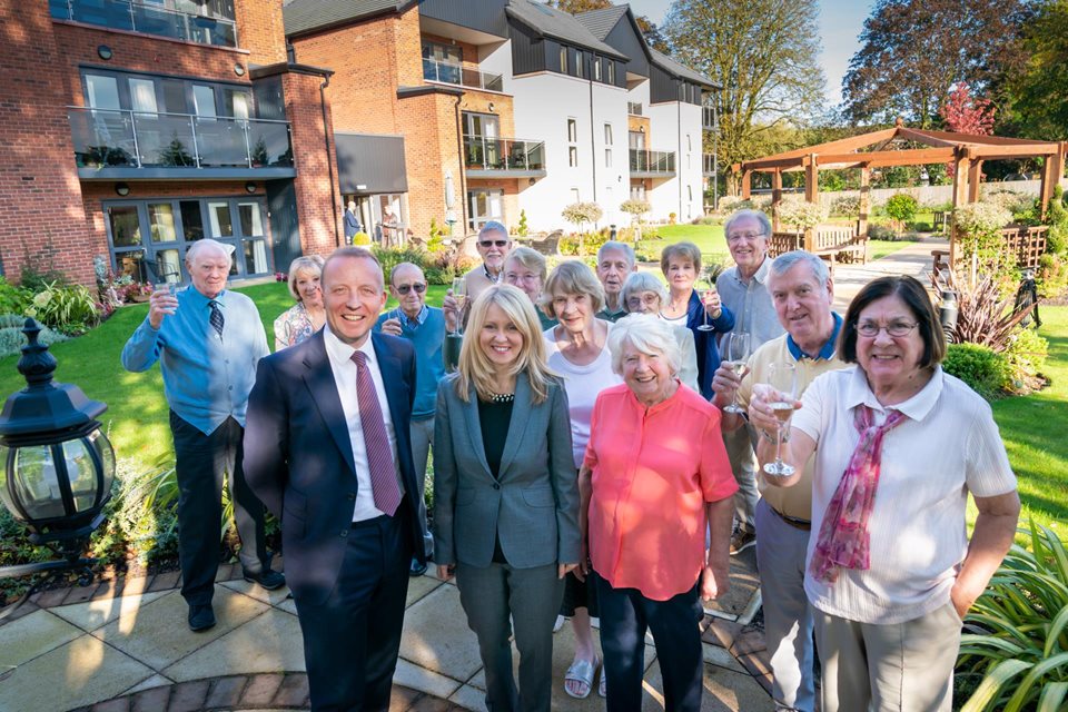 Esther McVey MP visits Lawson Grange in Wilmslow