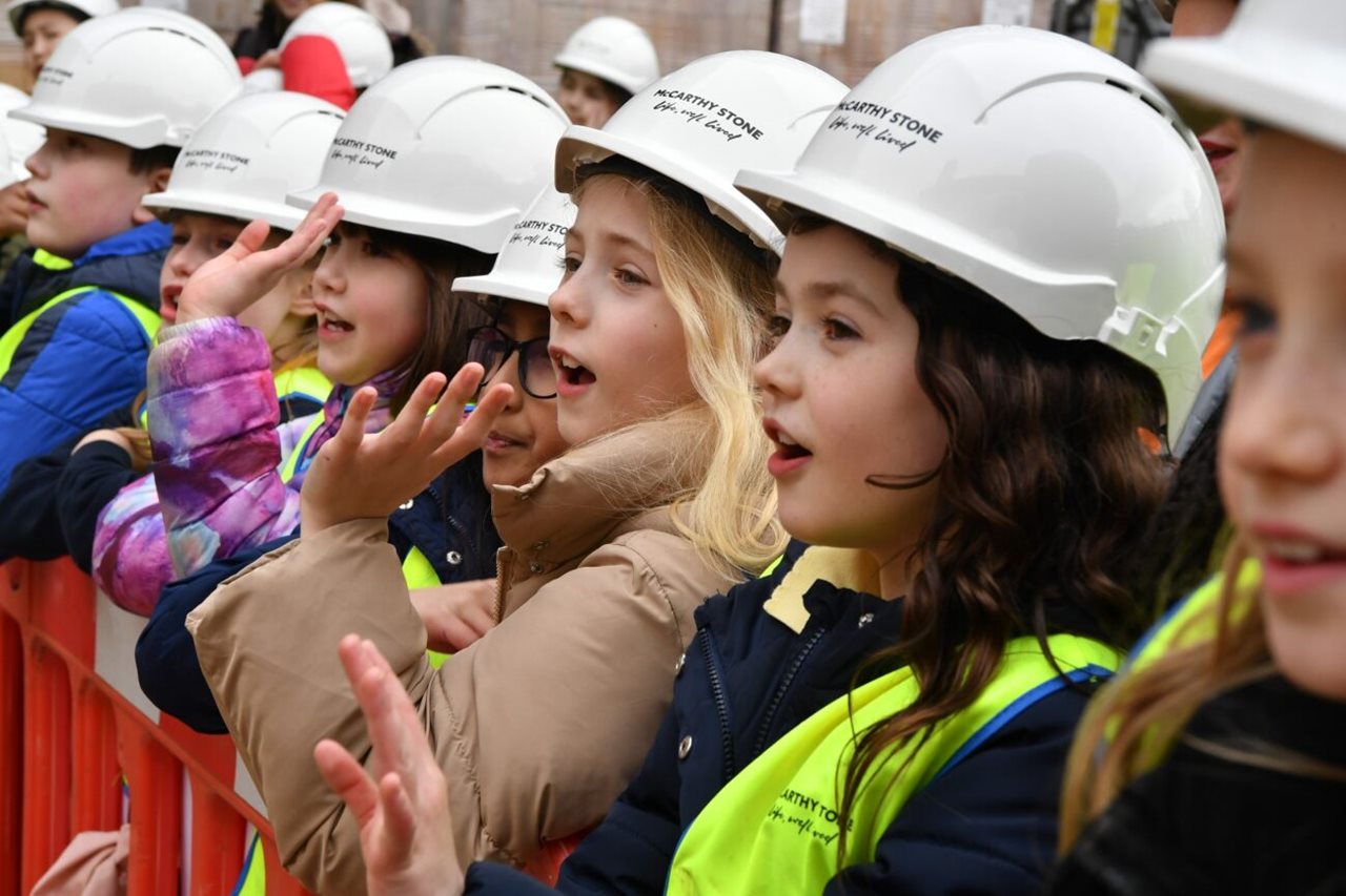 School pupils give bricklaying a go at McCarthy Stone sites | McCarthy ...